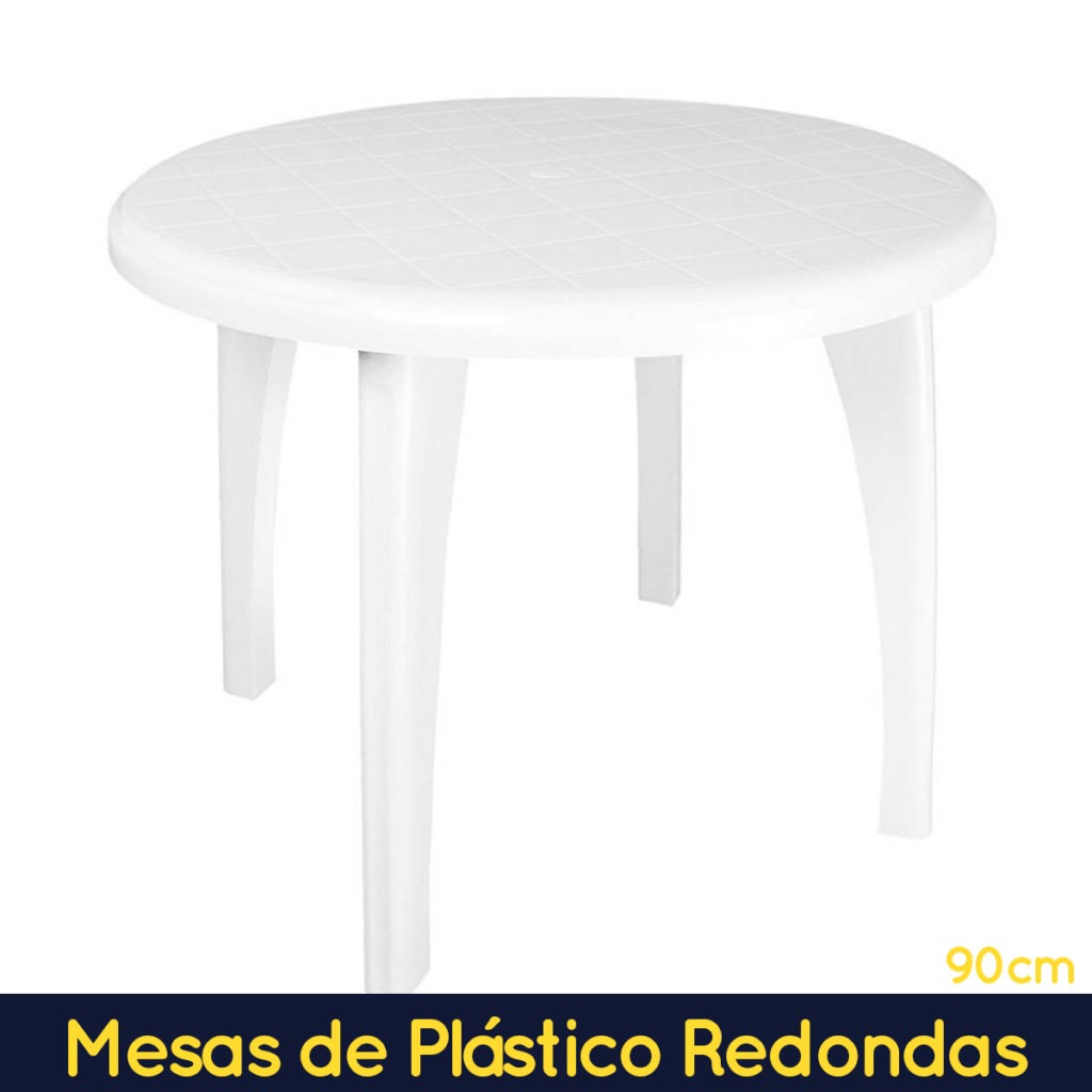 Imagem Mesas de Plástico Redondas 90cm